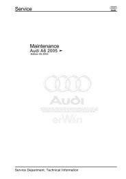 Maintenance Service - Audi