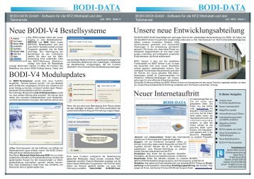 Kundenzeitung vom Juli 2012 - BODI-DATA GmbH