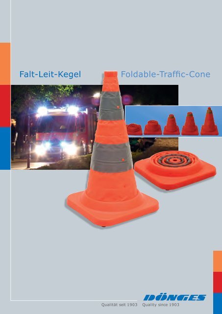 Falt-Leit-Kegel Foldable-Traffic-Cone