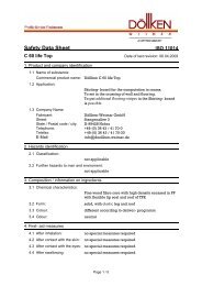 Safety Data Sheet - Döllken-Weimar