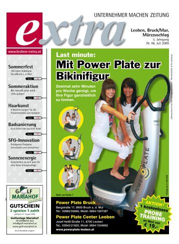 Mit Power Plate zur Bikinifigur - Extra