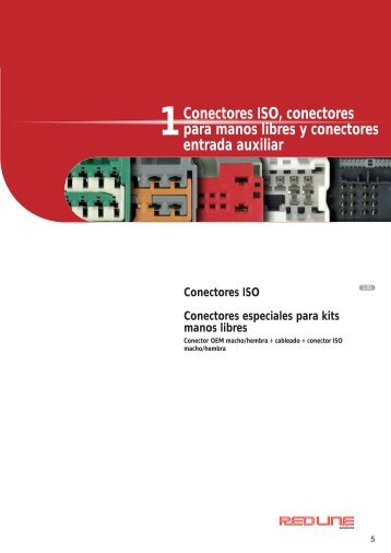 1Conectores ISO, conectores para manos libres y conectores ...