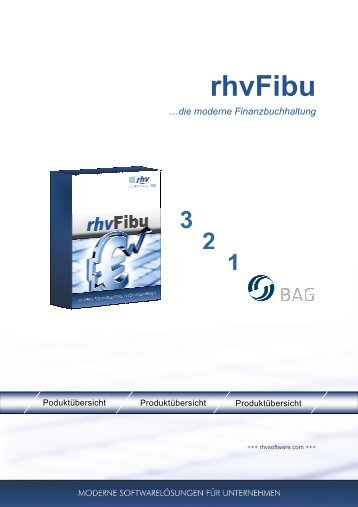 rhvFibu BAG Produktbeschreibung - rhv GmbH