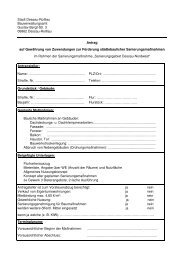 Antrag Fördermittel Dessau-Nordwest - Dessau-Roßlau