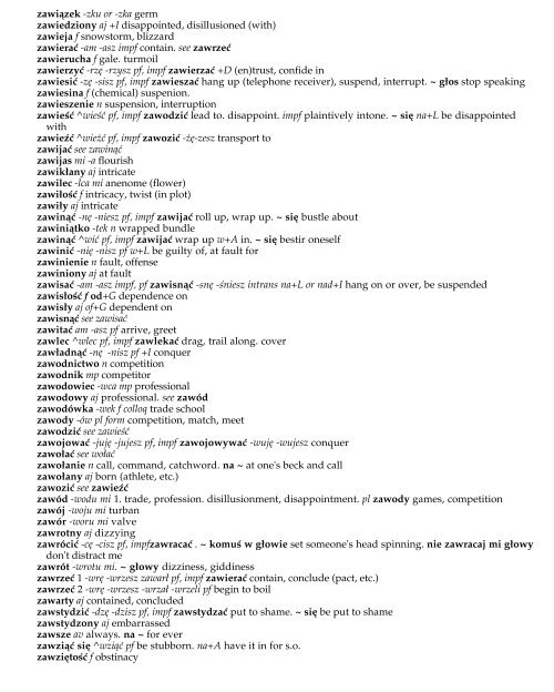 a learner's polish-english dictionary