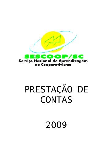 PRESTAÃ‡ÃƒO DE CONTAS 2009