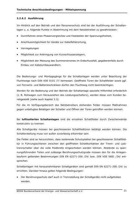 TAB Mittelspannung 2008 - N-ERGIE Netz GmbH