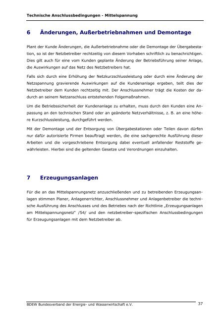 TAB Mittelspannung 2008 - N-ERGIE Netz GmbH