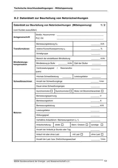 TAB Mittelspannung 2008 - N-ERGIE Netz GmbH