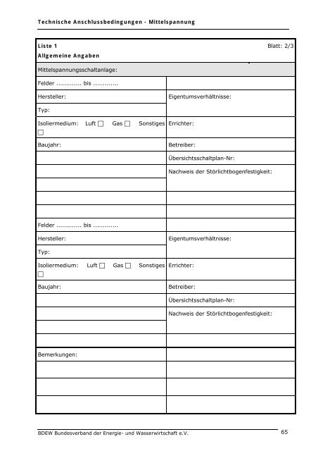 TAB Mittelspannung 2008 - N-ERGIE Netz GmbH