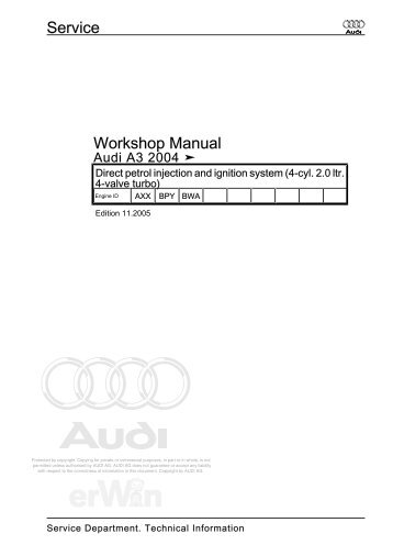 Workshop Manual Service