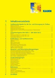 1 Inhaltsverzeichnis - Kann GmbH