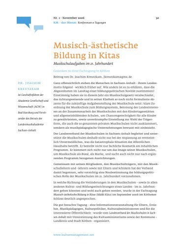 Musisch-ästhetische - Landesverband der Musikschulen - Sachsen ...