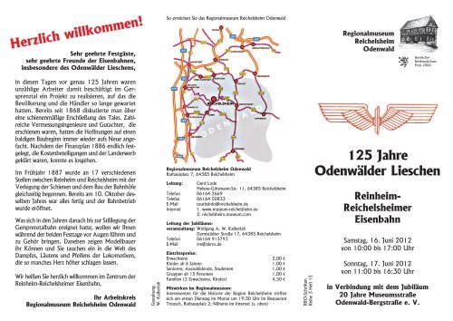 125 Jahre Odenwälder Lieschen Reinheim
