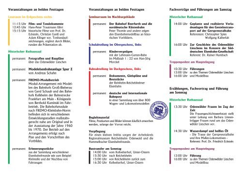 125 Jahre Odenwälder Lieschen Reinheim