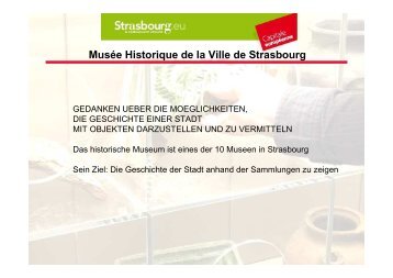 Musée Historique de la Ville de Strasbourg