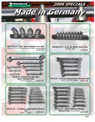 2008 SPECIALS Made In Germany - Baum Tools