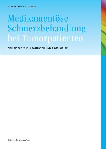 Medikamentöse Schmerzbehandlung bei ... - Mundipharma