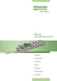 Manual MVK METALL IO-Link - Murrelektronik