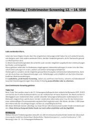 NT-Messung / Ersttrimester-Screening 12. â