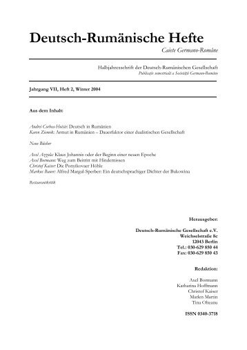 download-pdf - Deutsch-Rumänische Gesellschaft