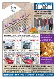 Mazda - Autohaus Gebrüder Bormann
