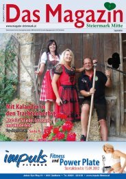 Mit Kalander in den Trachtenherbst. - DAS MAGAZIN Steiermark-Mitte