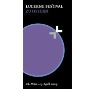 ZU OSTERN - Lucerne Festival