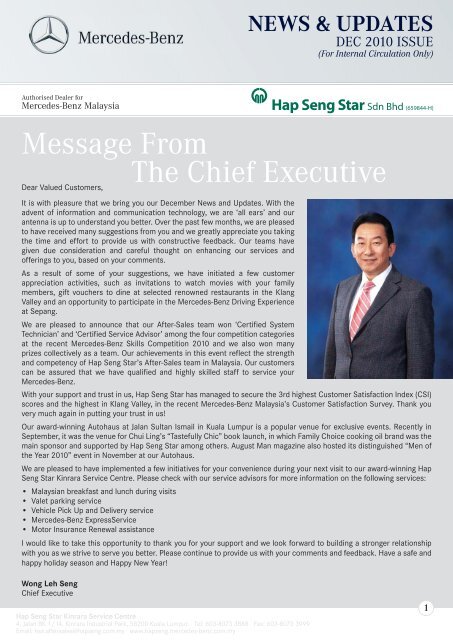 Hap Seng Star News Mercedes Benz Malaysia