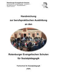 Handreichung zur praktischen Ausbildung in der FSP