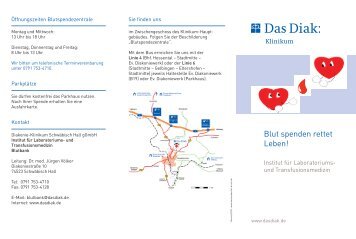 und Transfusionsmedizin