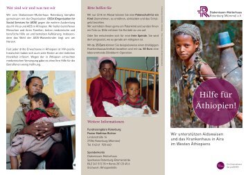 Hilfe für Äthiopien! - Diakoniekrankenhaus Rotenburg (Wümme)
