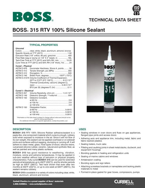 Rtv Silicone Chemical Resistance Chart