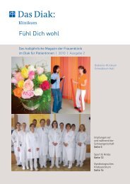 Frauenklinik Patientenmagazin2.indd - Evangelisches Diakoniewerk ...