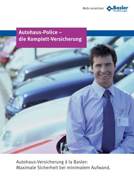 Autohaus-Police – die Komplett-Versicherung - Stadtausstellung.at