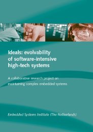 Ideals: evolvability of software-intensive high-tech systems