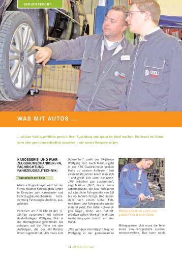 berufe rund ums auto - Planet Beruf.de