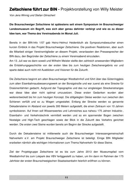Ausgabe 03/2007 - Braunschweiger Interessengemeinschaft ...