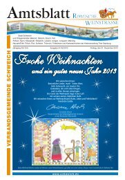 Weihnachts - Verbandsgemeinde Schweich