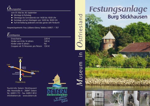 Festungsanlage Burg Stickhausen M - Detern