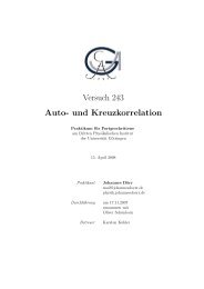 Versuch 243 Auto- und Kreuzkorrelation - physics - Johannes Dörr