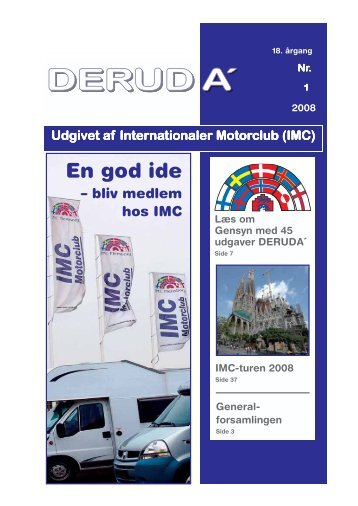 DERUD A´ Udgivet af Internationaler Motorclub (IMC)