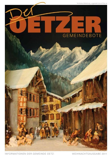 Gemeindebote 2011 (9,87 MB) - Gemeinde Oetz - Land Tirol