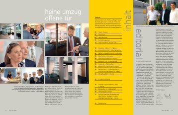 editorialheine Vorstand: von links Herbert Faust, Dr. Stephan Heine ...