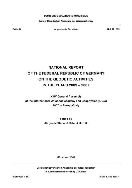 NATIONAL REPORT OF THE FEDERAL REPUBLIC OF ... - IAG Office