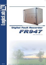 Digital Fault Recorder - LogicLab srl