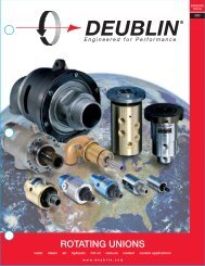 Engineered for Performance - Deublin Company