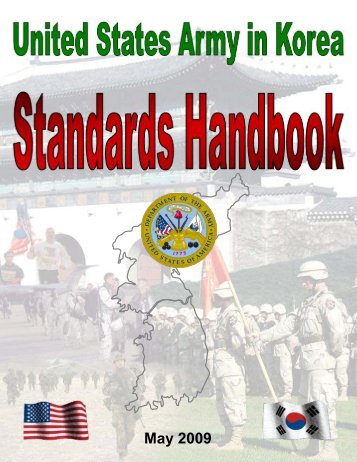 USFK Standards Handbook - Eighth Army - U.S. Army