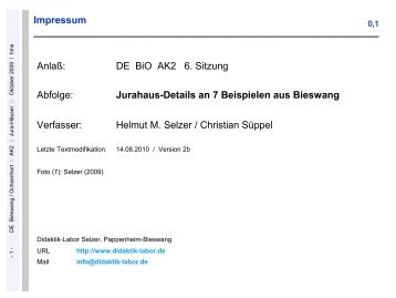 AK2_6. Modifiziertes Jurahaus Bieswang