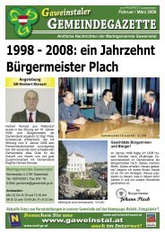 Gazette Februar/März 2008 - Gaweinstal